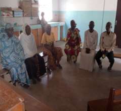 Meeting with AJESTOK Members in Tokombere hospital
