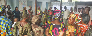 EFA Peer Educators at gender training in Maroua