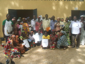 Peer Educators with new health posters