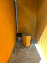Inside part of the latrine