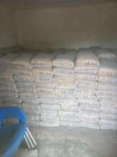 Warehouse of cement for construction