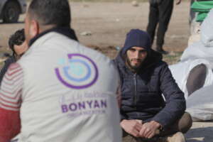 distribution for refugees