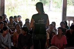 Meeting with the villagers of Prolit