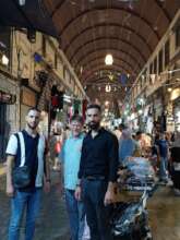 In the restored souk, Homs, Syria