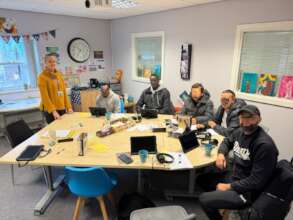 One of our Akelius Language classes (anonymised)