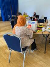 Some of our sewing group