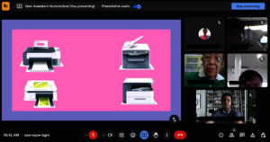 ITF online class learning about printers