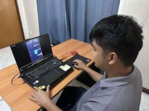 his final project was a portfolio of his work