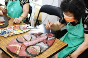 African mask workshop
