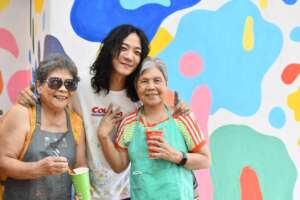 Graffiti beautifying their center (COLASA)