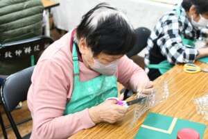 Working with different techniques for the creation