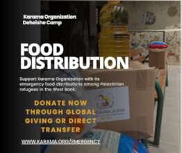 Food Distributions by Karama Organization