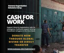 Cash for Work activities by Karama Organization