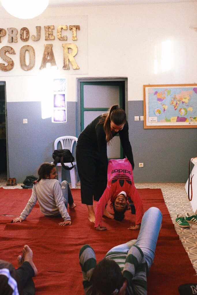 Trauma Relief Yoga for Earthquake Teen Survivors