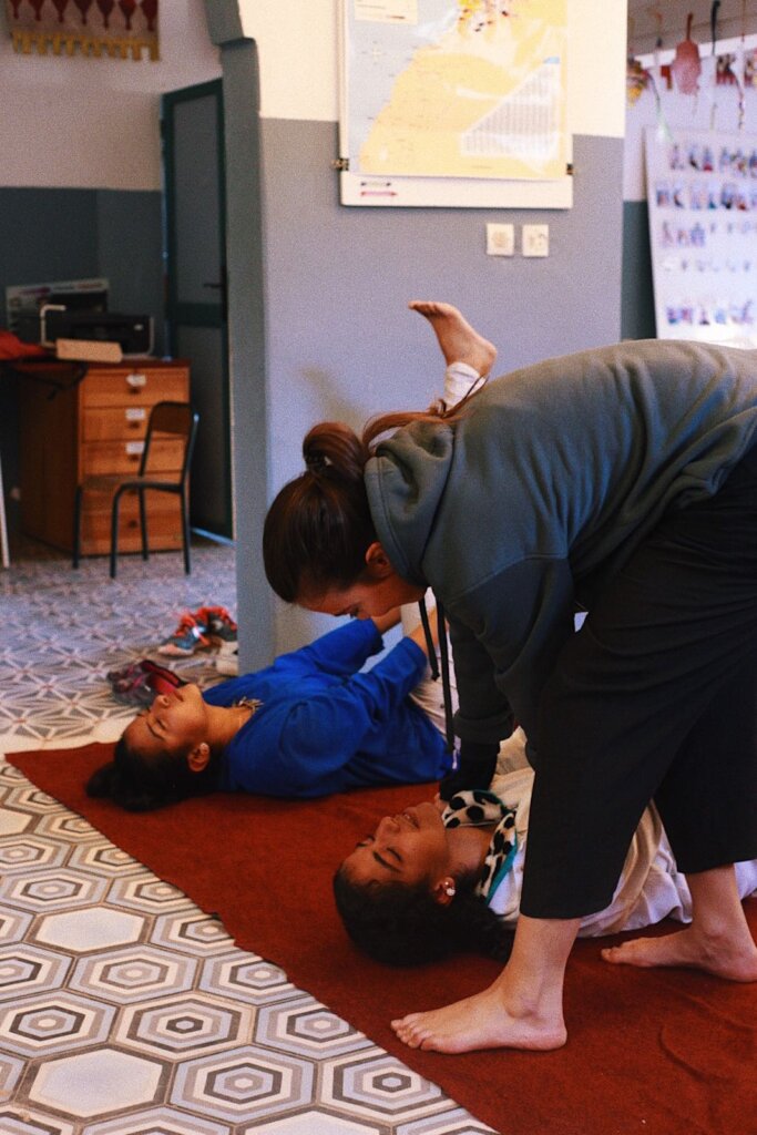 Trauma Relief Yoga for Earthquake Teen Survivors