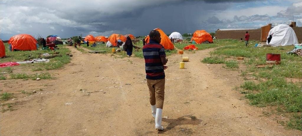 Many displaced families are being housed in camps