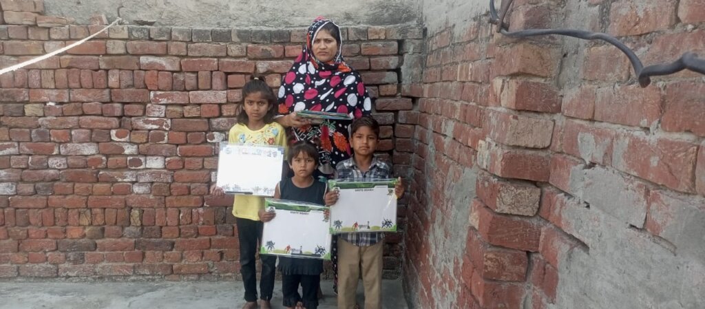 School supplies for underprivileged children