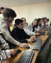 Students from another school have visited us