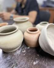 Clay works prepared by our students