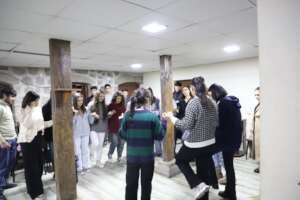 Singing Komitas and dancing together