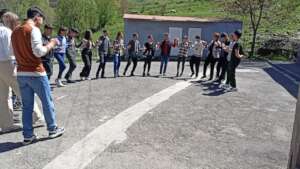 Learning Armenian national dances