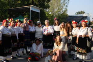 Residents 2024 with the folklore group