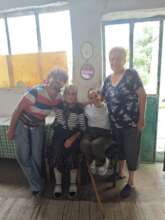 With the eldest baba Mirotka