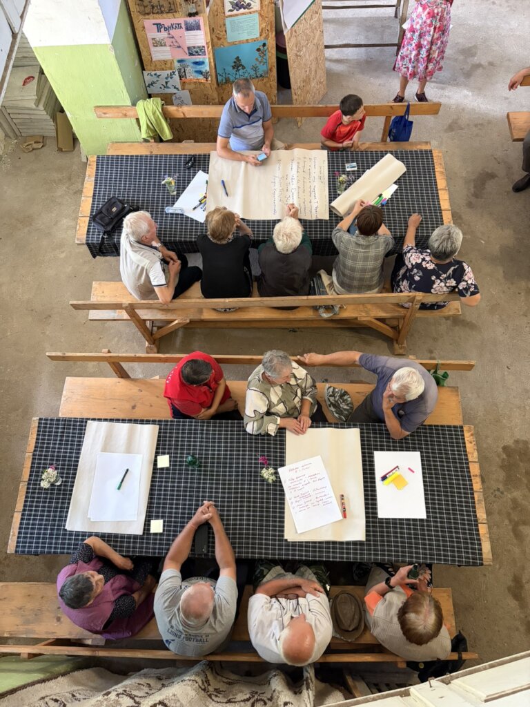 World Cafe discussion - from above