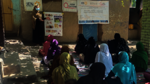 Caption:Hygiene education session