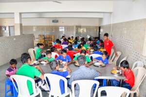 Mid-day meals provided for our children