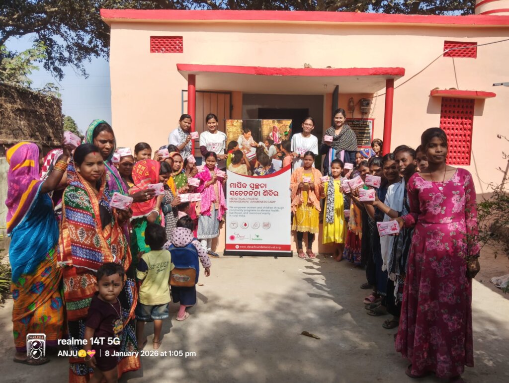 MHM Awareness Camp at a village in Odisha