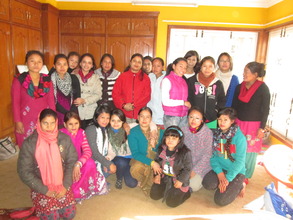 Girls taking the sixth Paralegal Training