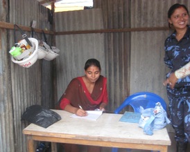 Paralegal training at the police station