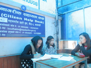 paralegals in the police station writing FIR