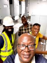 Haitian civil servents tour Tibuon's new equipment