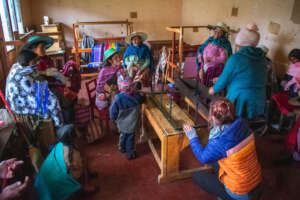 Community weaving workshop
