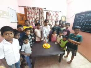 Birth day celebrations at our Evening School