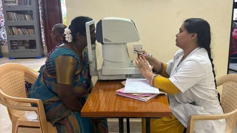 A full day medical camp at Janani Home