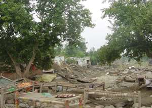 A flood's devestating effects