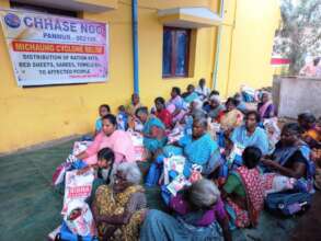 Relief material distribution