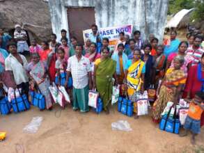 Relief material distribution