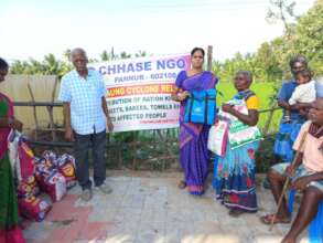 Relief material distribution