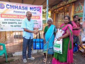 Relief material distribution