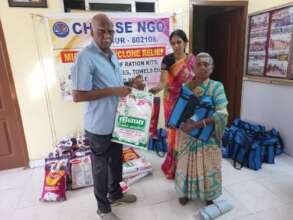 Relief material distribution