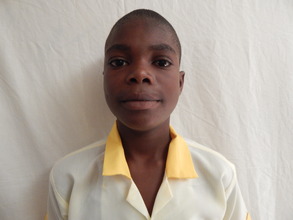 Nefky in his new school uniform