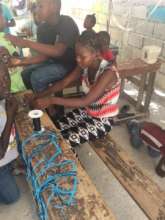 Nathanaelle rocks a sandal production line!