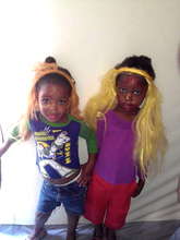 Playing dress up for Carnival!
