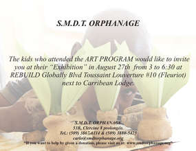 The Invitation to the Kids' Art Exhibition
