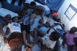 In 2010 the children at HTDC lived in tents