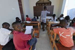 In School at his New House Thanks to You
